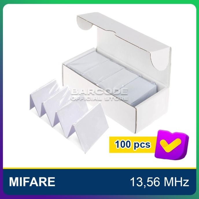 

Sale 1 Pack Kartu Rfid Mifare 13.56 Mhz Pvc Id Polos Blank Card Isi 100 Pcs