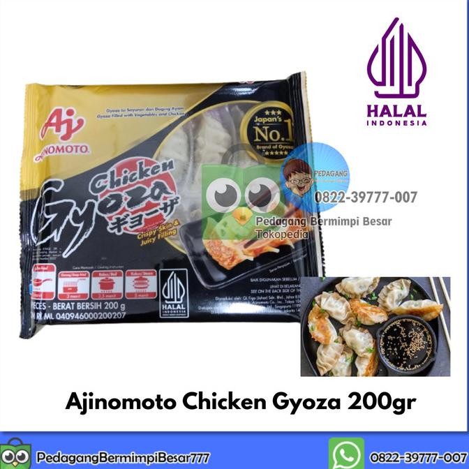 

Chicken Gyoza Ajinomoto 600gr | Ajinomoto Gyoza Premium Import 30 pcs murah