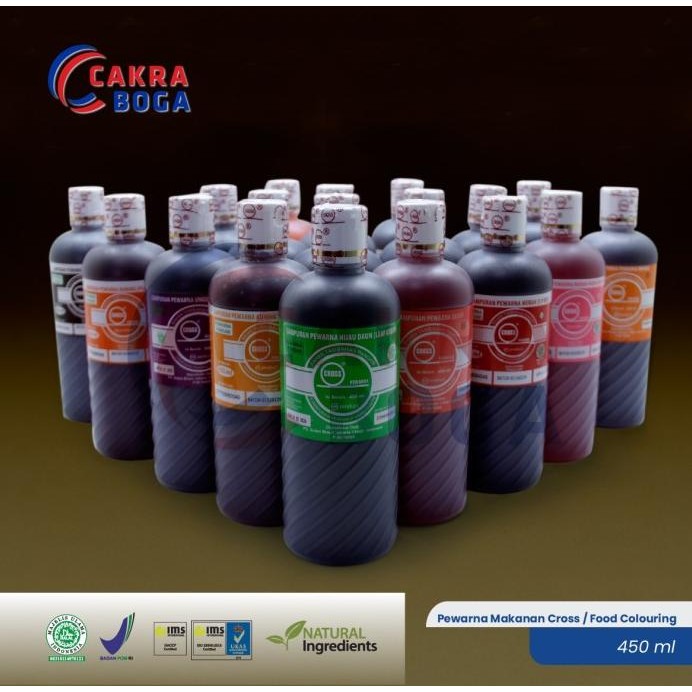 

Pewarna Makanan Cross 450 ml / Food Colouring murah