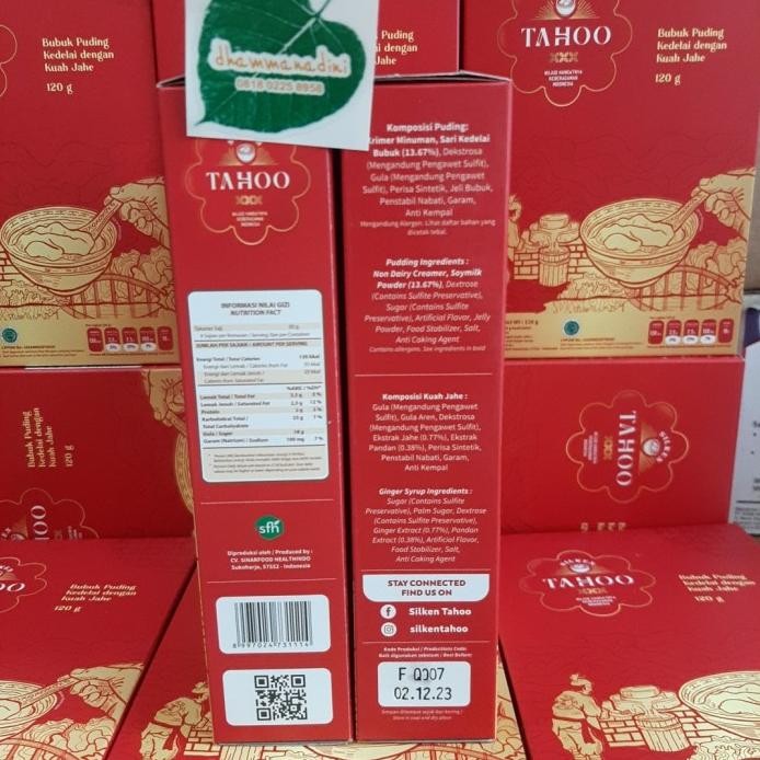Silken Tahoo Kuah Jahe Kembang Wedang Tahu Instan Bubuk Puding Kedelai murah