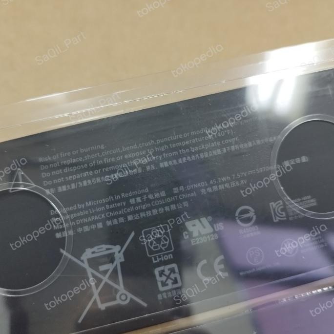 

Grosir Baterai Battery Microsoft Surface Laptop 1St 2Nd 1769 1782 Dynk01