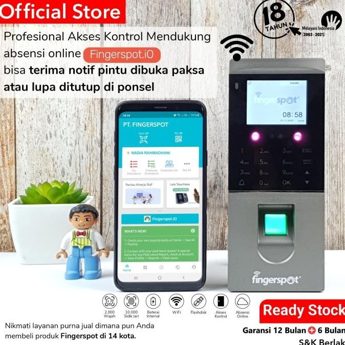 

Promo Mesin Absensi Wajah Fingerspot Revo Wfa 207 Nc - Revo Wfa-207Nc