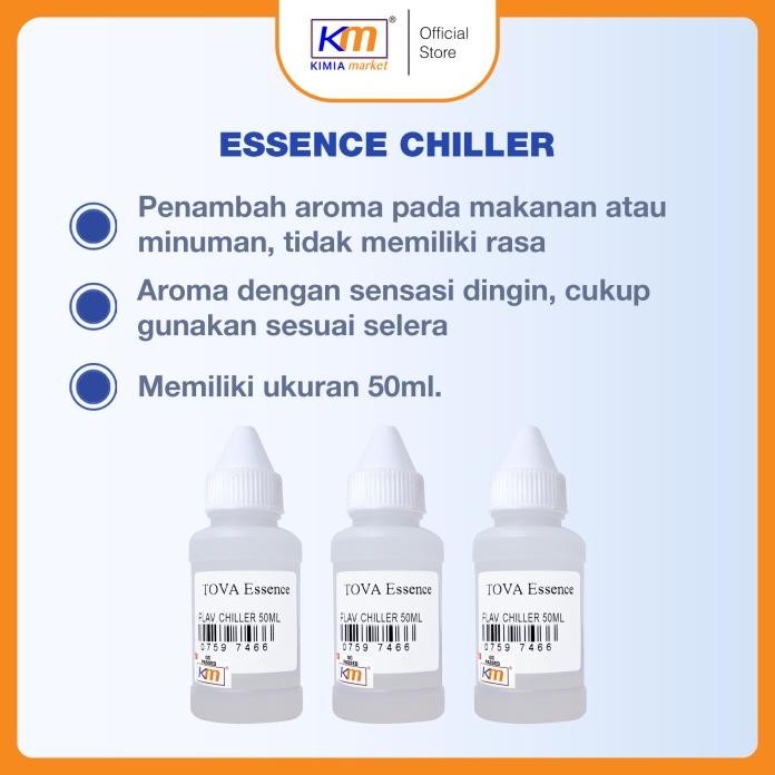 

Essen makanan / flavor Tova Chiller / Cooling effect 50ml murah