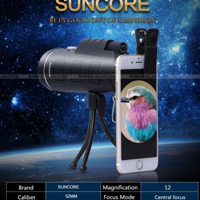 Suncore teropong monocular outdoor magnification 40x60 waterproof [terbaik]