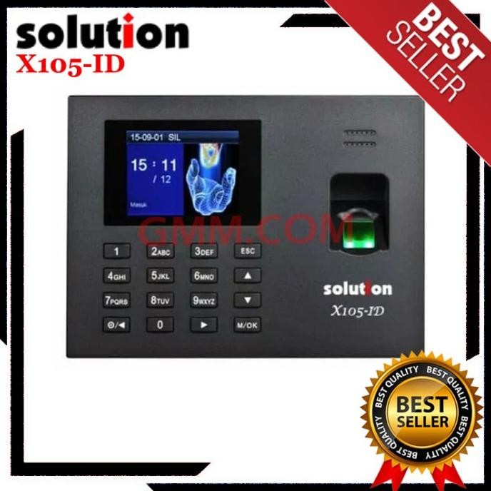 

Grosir Solution X105-Id Mesin Absensi Sidik Jari - Fingerprint - Finger Print