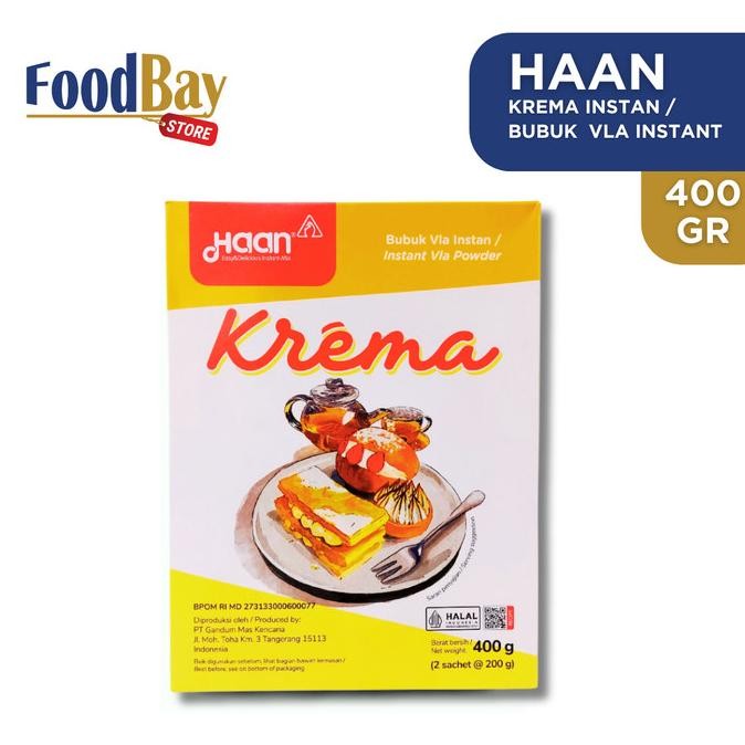 

HAAN - Krema Instant Custard Mix 400Gr / Bubuk Vla Instan murah