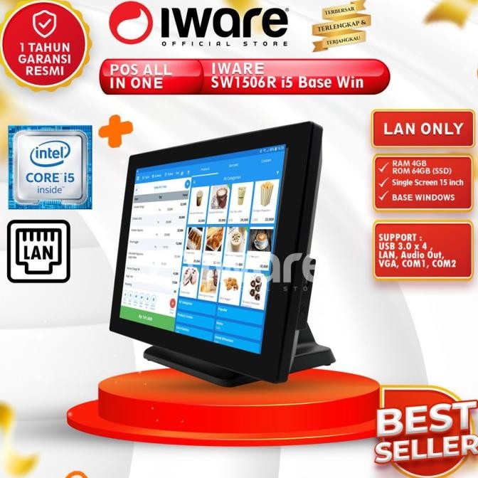 

Promo Iware Pos All In One Mesin Kasir Sw-1506R I5 4Gb 64Gb Touchscreen