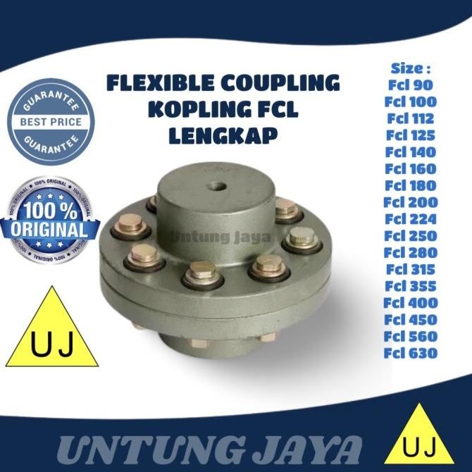 Coupling Fcl 180/ Kopling Fcl 180/ Flexible Coupling Fcl 180 New Stok