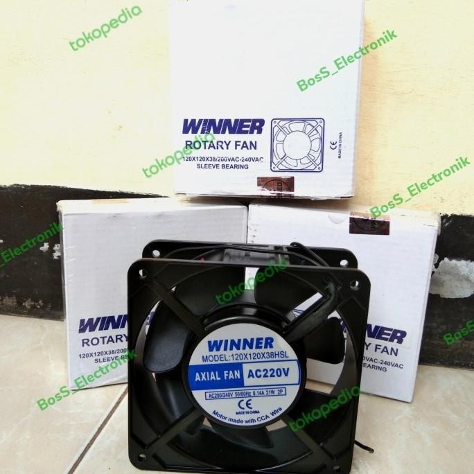 Kipas /Cooling Fan Ac Winner 12 Cm 220V New Stok