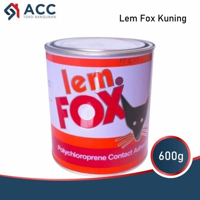 

Promo Lem Fox Kuning / Lem Kulit / Lem Karpet 600gr COD