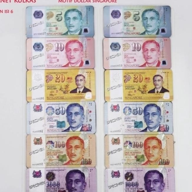 Sale Souvernir Magnet Kulkas Singapore Dollar(Perpapan)