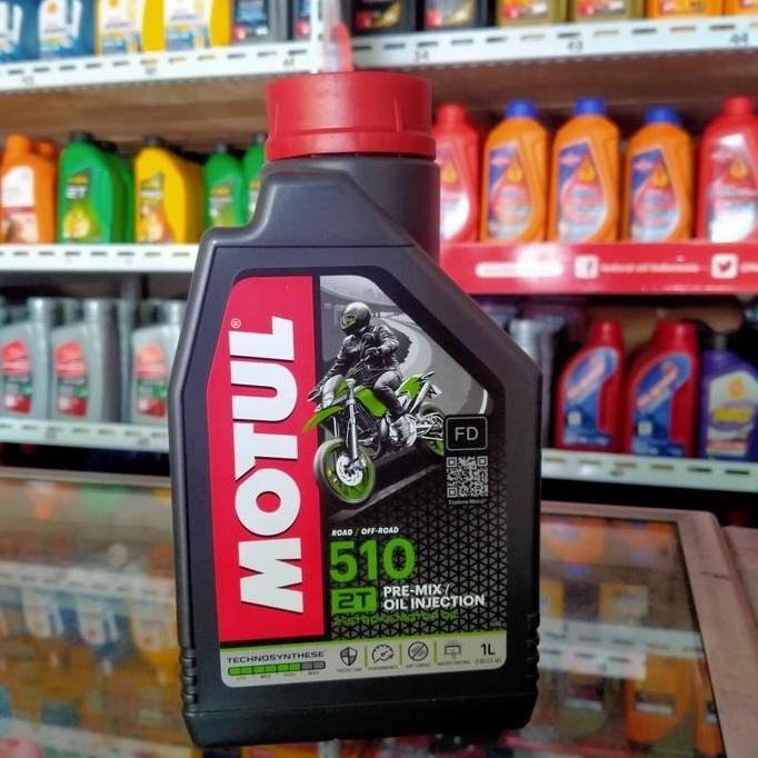 Promo Oli Samping Motul 510 2 Tak Stroke Rx King, Ninja R/Rr Satria Vespa Klasik Original Motul Mesi