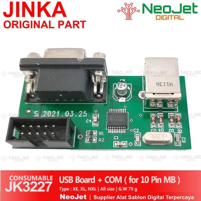 Usb Board Serial Port 10 Pin Mesin Cutting Jinka Xl Nxl Xe Sparepart Co