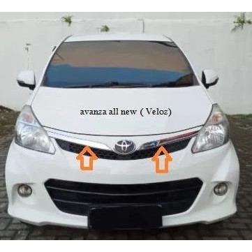 Promo List Lis Chrome Grille Grill Samping Avanza Veloz 2012 2013 2014 2015 Ori