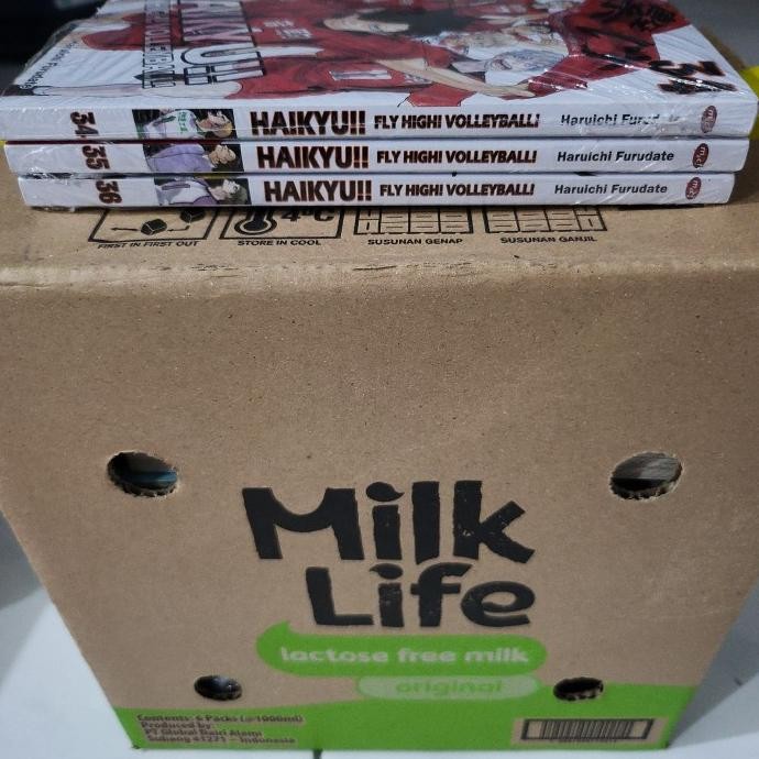 

READY STOCK KOMIK HAIKYU VOLLEY BALL SET VOL 34-36 SEGEL ORI RARE !!!!!