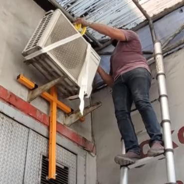 Air Conditioning Lifting Crane Braket Katrol Outdoor Ac Split New Stok