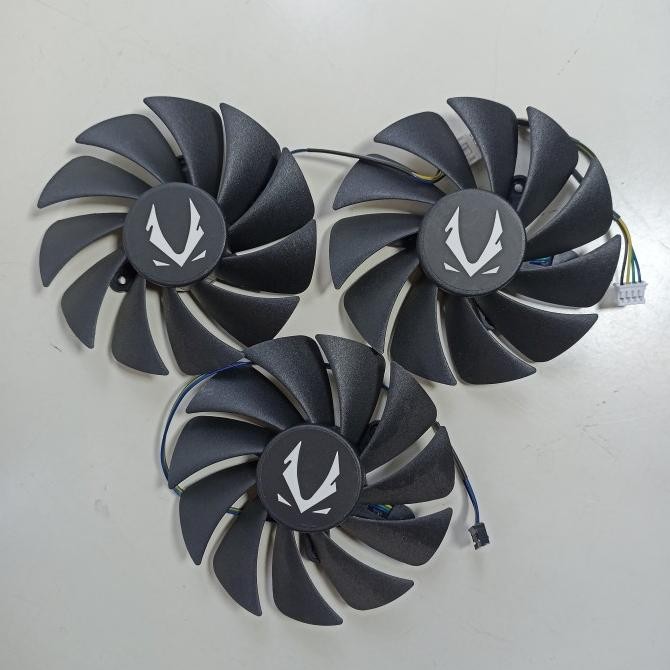 Kipas Vga Gpu Fan Zotac Rtx 3070 Ti, 3080, 3080 Ti, 3090, 3090 Ti Co