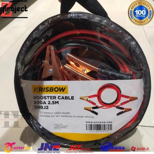 Sale Krisbow Kabel Jumper Aki 2,5 Mtr 200A / Kabel Jumper Aki Krisbow 200A