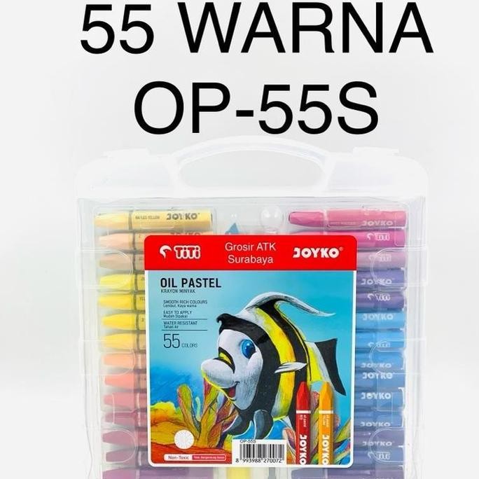 

CRAYON JOYKO 55 WARNA OP-55S / Krayon Minyak / Oil Pastel JOYKO 55 WARNA OP-55S ZER