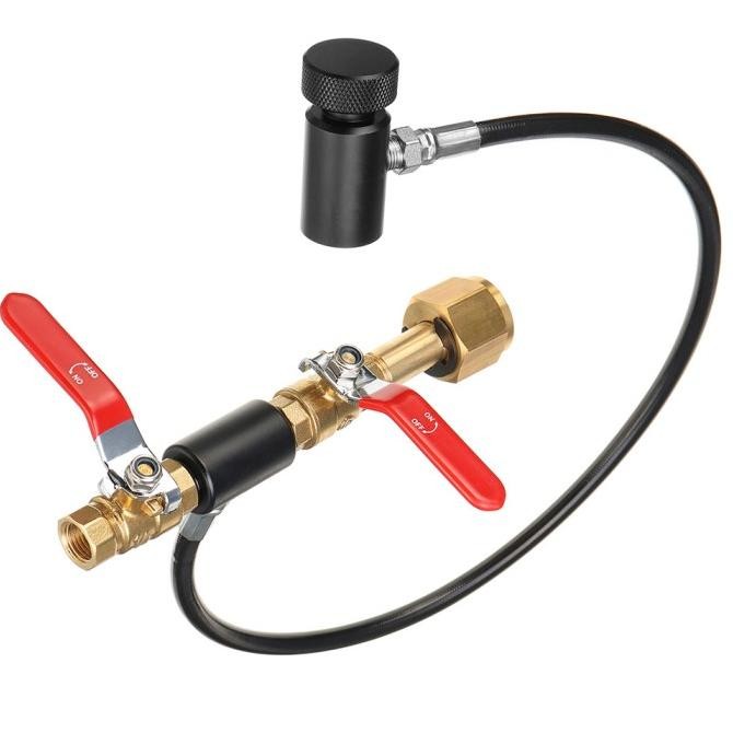 Ori 24 Inch Co2 Gas Cylinder Refill Hose Filling Valve Adapter New Stok
