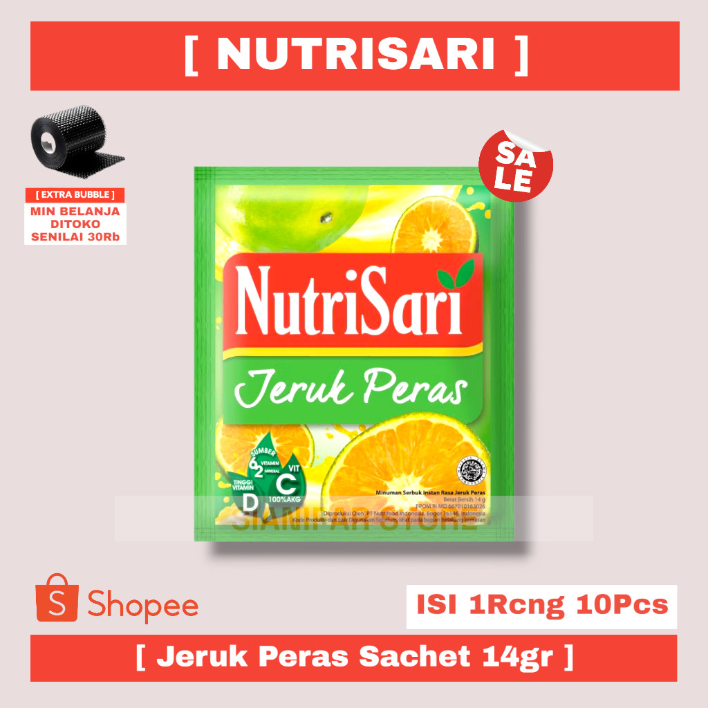 

NUTRISARI INSTANT DRINK JERUK PERAS SCT 14g