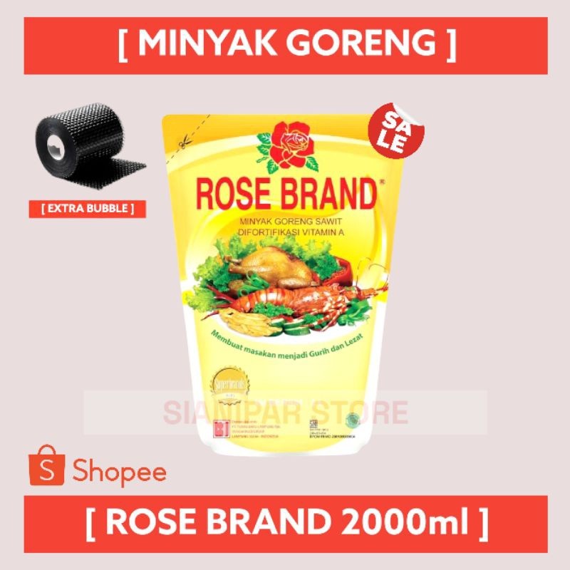 

Rose Brand Minyak Goreng Refill Pouch 2L - 2000ml