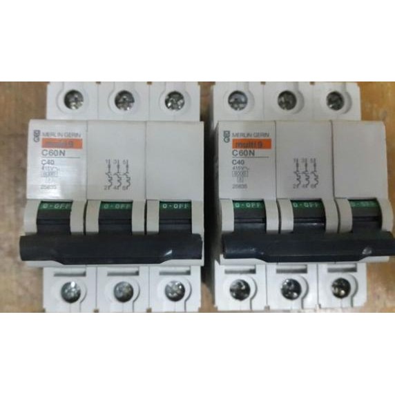 MCB 40A C60N 3P MG  Merlin Gerin