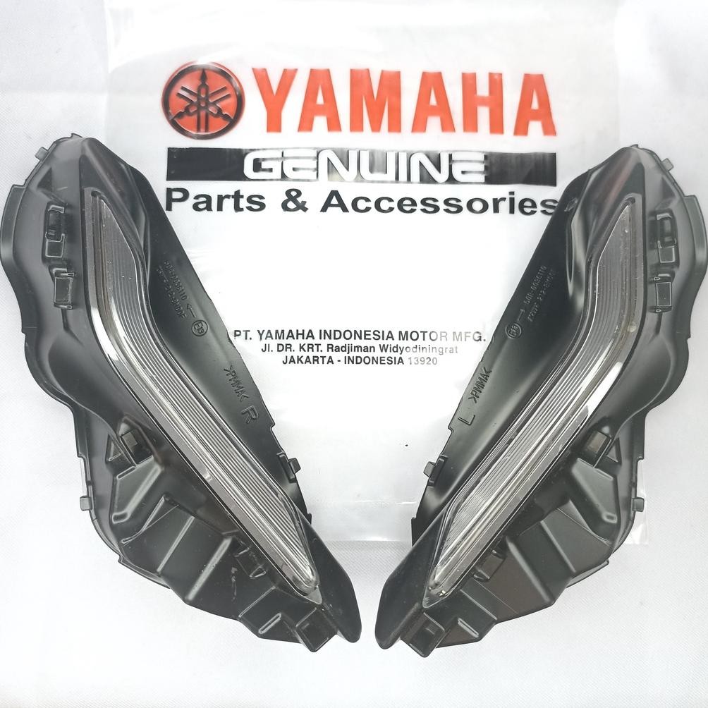 mika kaca lampu alis senja set kanan kiri r15 v4 original