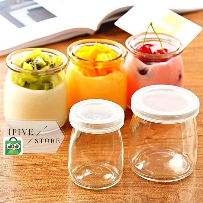 Pudding Jar| Jar Yogurt |Botol Toples Kaca |Jar Kaca 100ml,150ml,200ml