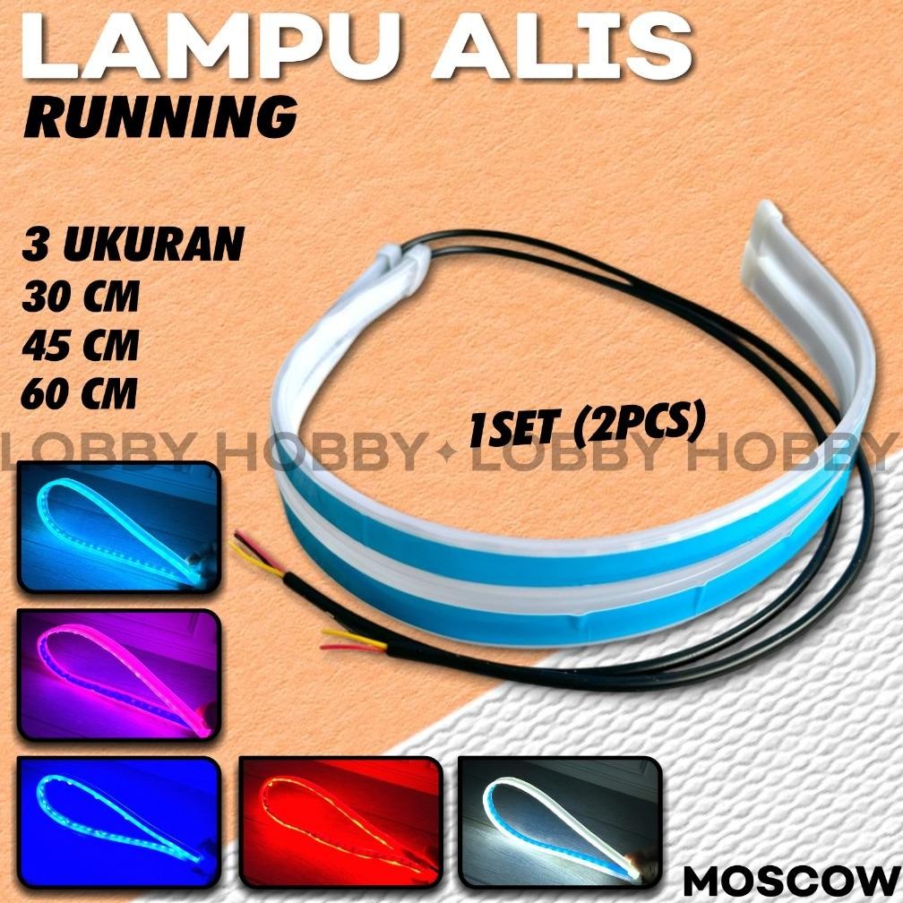 LAMPU ALIS RUNNING PANJANG 30CM LAMPU LED ALIS TEMPEL FLEXIBLE SEIN ALIS FLEKSIBEL SLIM LAMPU ALIS L