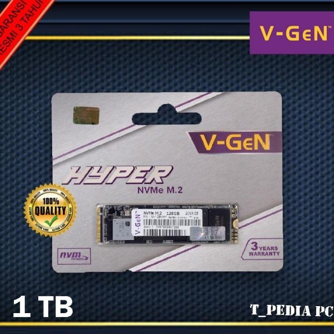 V-GEN SSD HYPER M.2 PCIE GEN3 NVME 2280 1TB - VGEN M2 1 TB 2004T