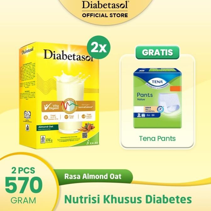 

Murah Buy 2 Diabetasol Almond 570G Free Tena Pants