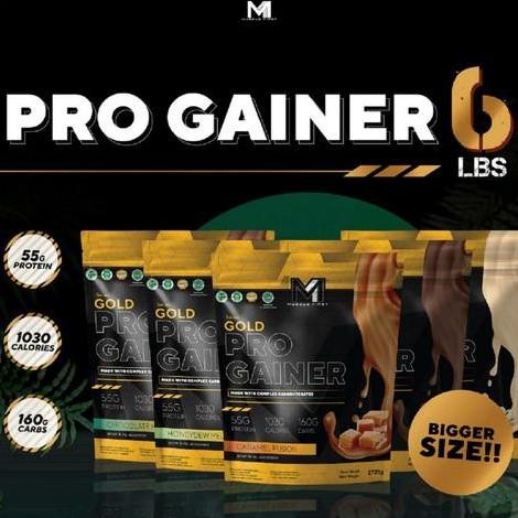 

Grosir Pro Gainer 6 Lbs ( 2700 Gram ) Rasa Coklat Coklat Mint Melon Caramel Vanila Popcorn Muscle First M1 Musclefirst