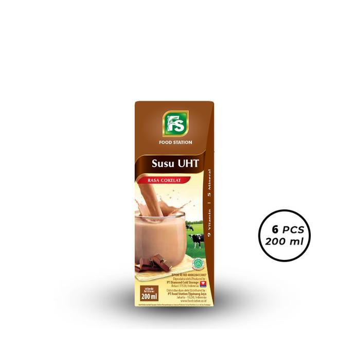

Grosir Susu Uht Coklat Food Station 200 Ml