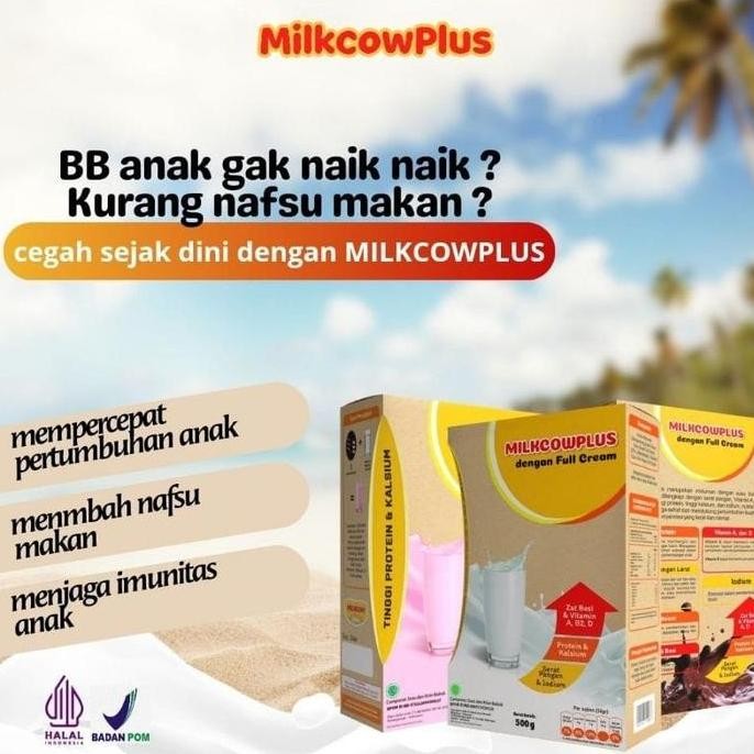 

Sale Paket 2 Box Milkcowplus Milkcow Plus Rasa Vanila Fullcream - 500Gr Untuk Penuhi Gizi Anak Dan Keluarga