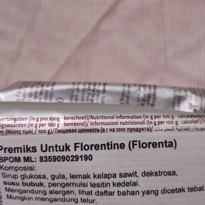 

Murah Tepung Florenta Untuk Florentine Coookies - 500G