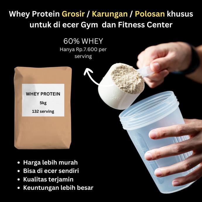 

Sale Whey Protein Grosir / Karungan / Polosan Khusus Untuk Di Ecer Gym Fitness Center