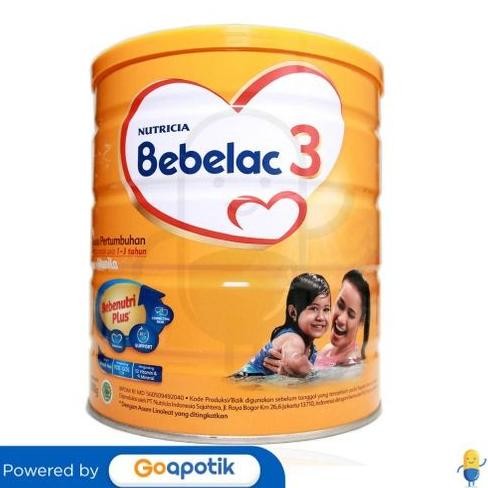 

Sale Nutricia Bebelac 3 Hiq-Eq Usia 1-3 Tahun Rasa Vanila 800 Gram Kaleng