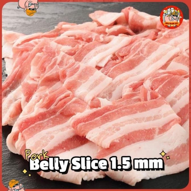 

Murah Pork Belly Slice 1 Mm Daging Samcan Tipis Shabu-Shabu Bbq Babi Bali