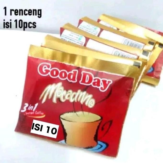 

Murah [1 Dus] Good Day Mocacino Isi 12 Renceng Atau 120Pcs 3In1 Instan Coffee Kopi Robusta