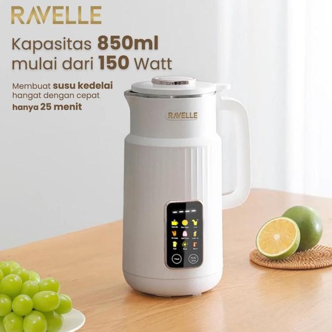 

Grosir Ravelle Digital Soymilk (Soy Milk) Maker 850Ml - Mesin Multifungsi Pembuat Susu Kacang Kedelai