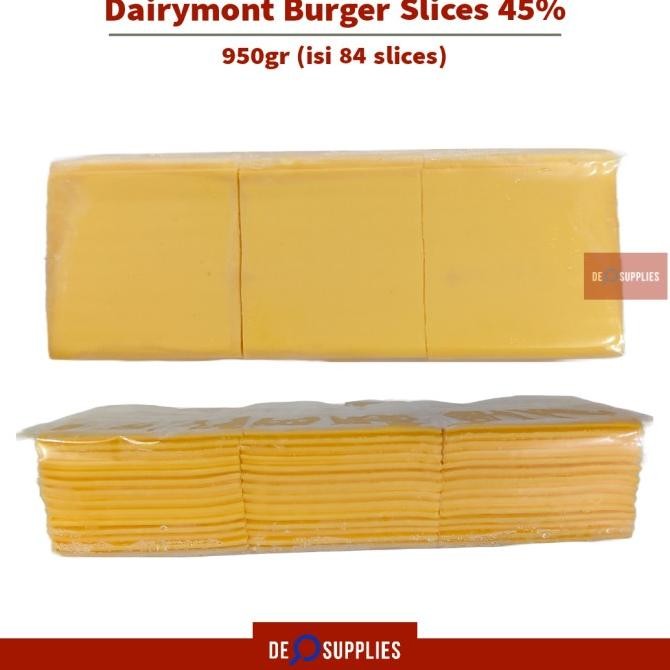 

Sale Dairymont Red Cheddar 950Gr (84Slices) - Burger Slice 45% Keju Sliced Australia Cheese Keju Lembaran Hotdog Sandwich