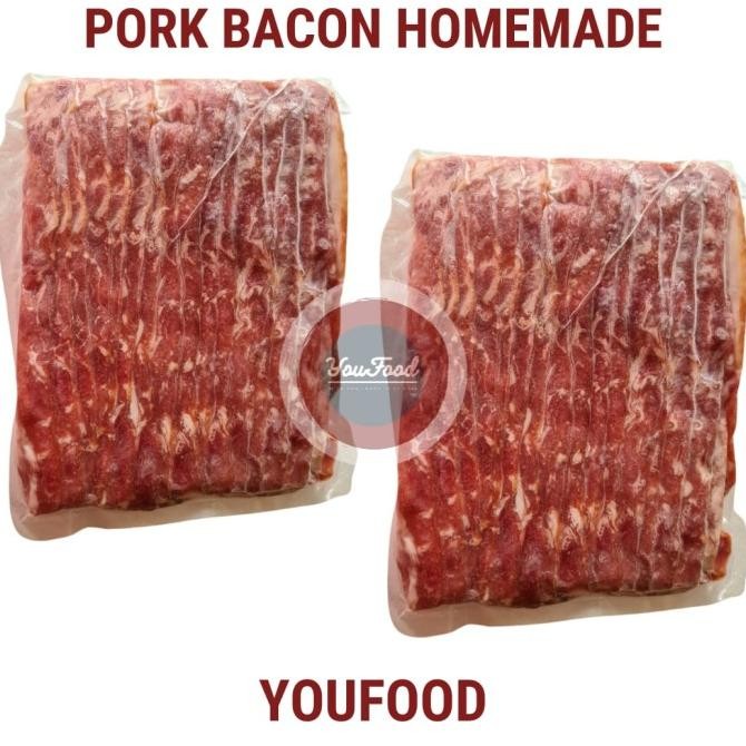 

Grosir Pork Bacon - Bacon Babi Asap - 500Gr&1Kg (Gojek/Grab Only)