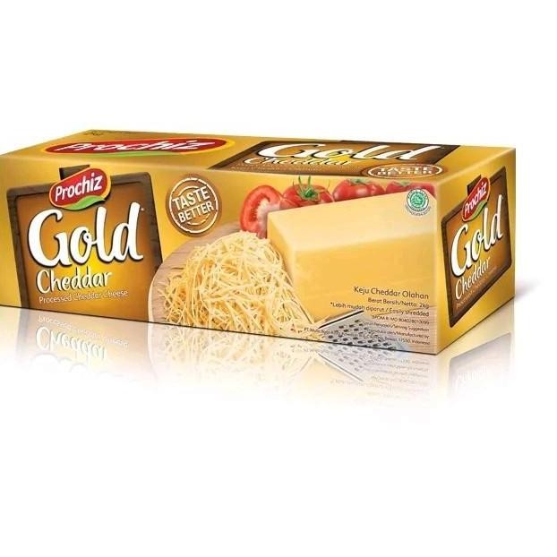 

Murah Keju Prochiz Gold Cheddar 2Kg Cheese