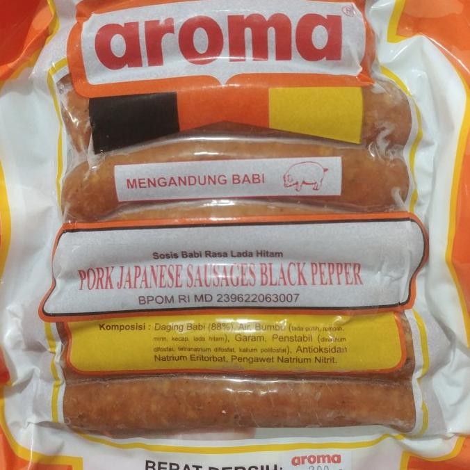 Murah Japanese Sausages - Sosis Babi Jepang (Sosis Aroma - Frozen Food)