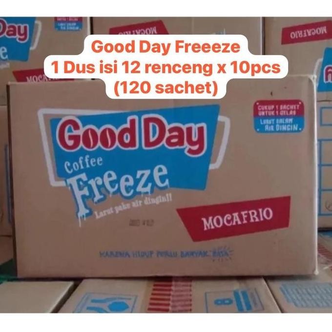 

Promo Good Day Freeze 1 Karton Isi 120Sachet Es Kopi Instan