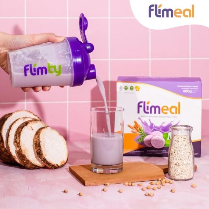 

Murah Flimeal (Meal Replacement) - 1 Box (Isi 12 Sachet) - Taro