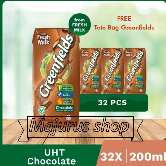 

Murah Cargo-Susu Uht Greenfields 200Ml - [1 Dus/32 Pcs]