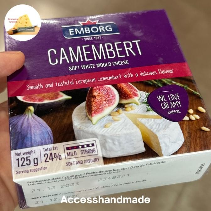 

Sale Emborg Camembert Cheese Keju Import 125Gr Keju Import Mirip Brie