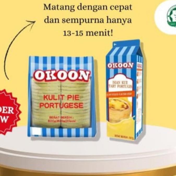 

Grosir Okoon Portuguese Egg Tart Filling 1Lt 907Gr Filling Cream Krim